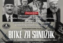 Premijera filma „Bitke za Sandžak“ u Luksemburgu – subota, 17. januara
